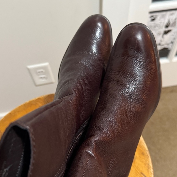 Ladies VINTAGE NINE WEST leather Boots - Picture 4 of 9